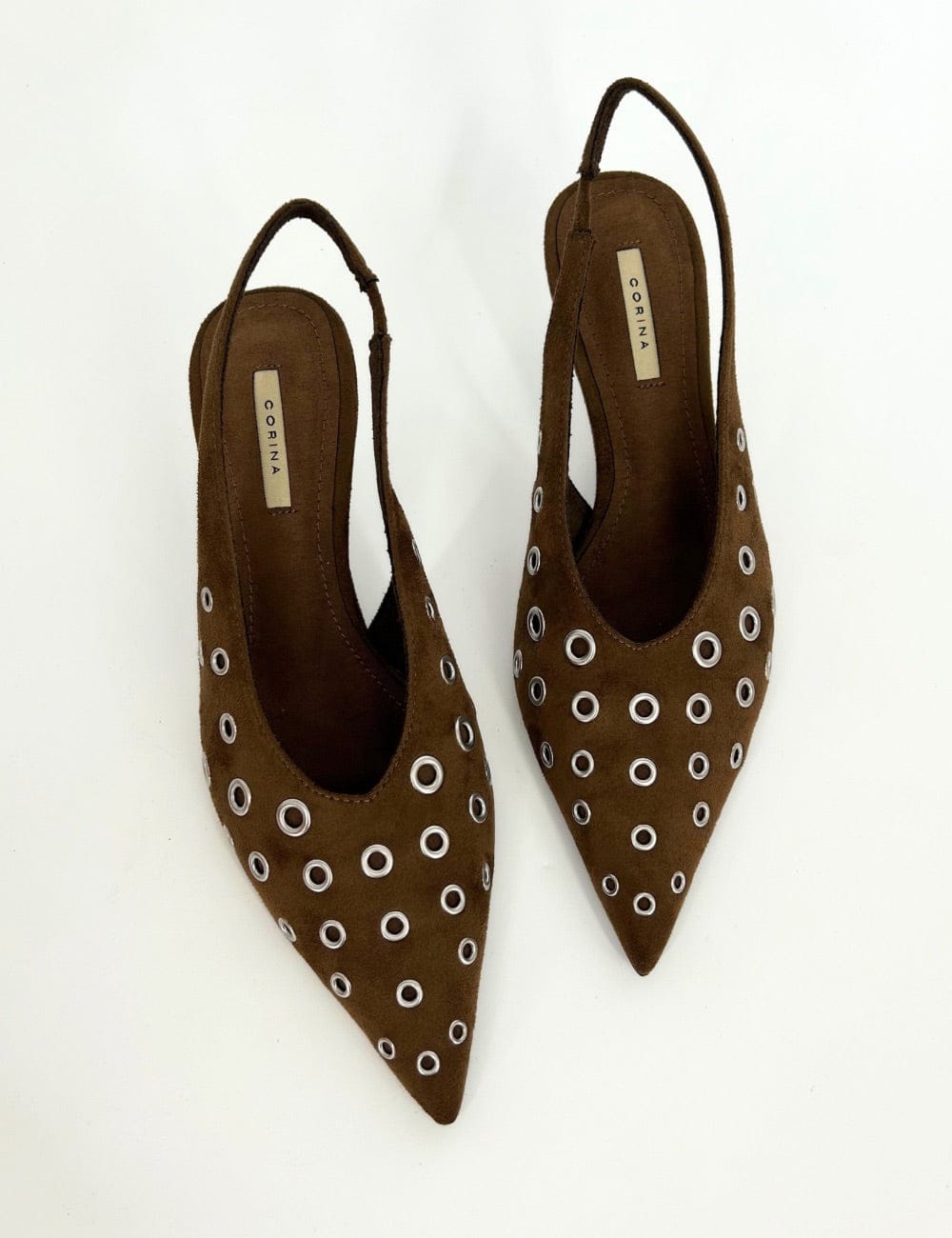 Slingback borchie tacco Juliette