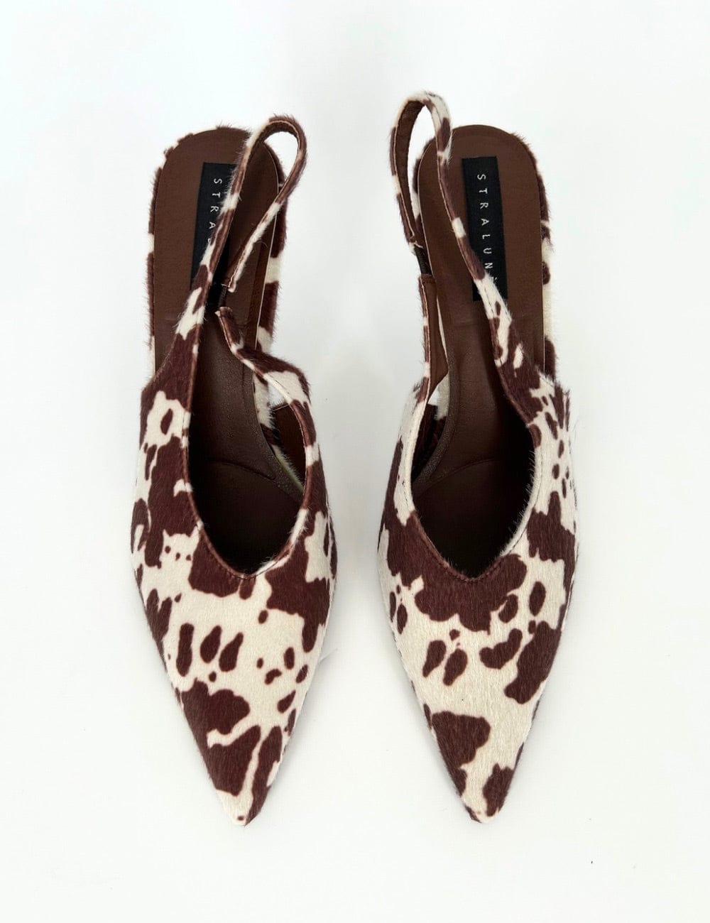 Slingback cow tacco Vivienne