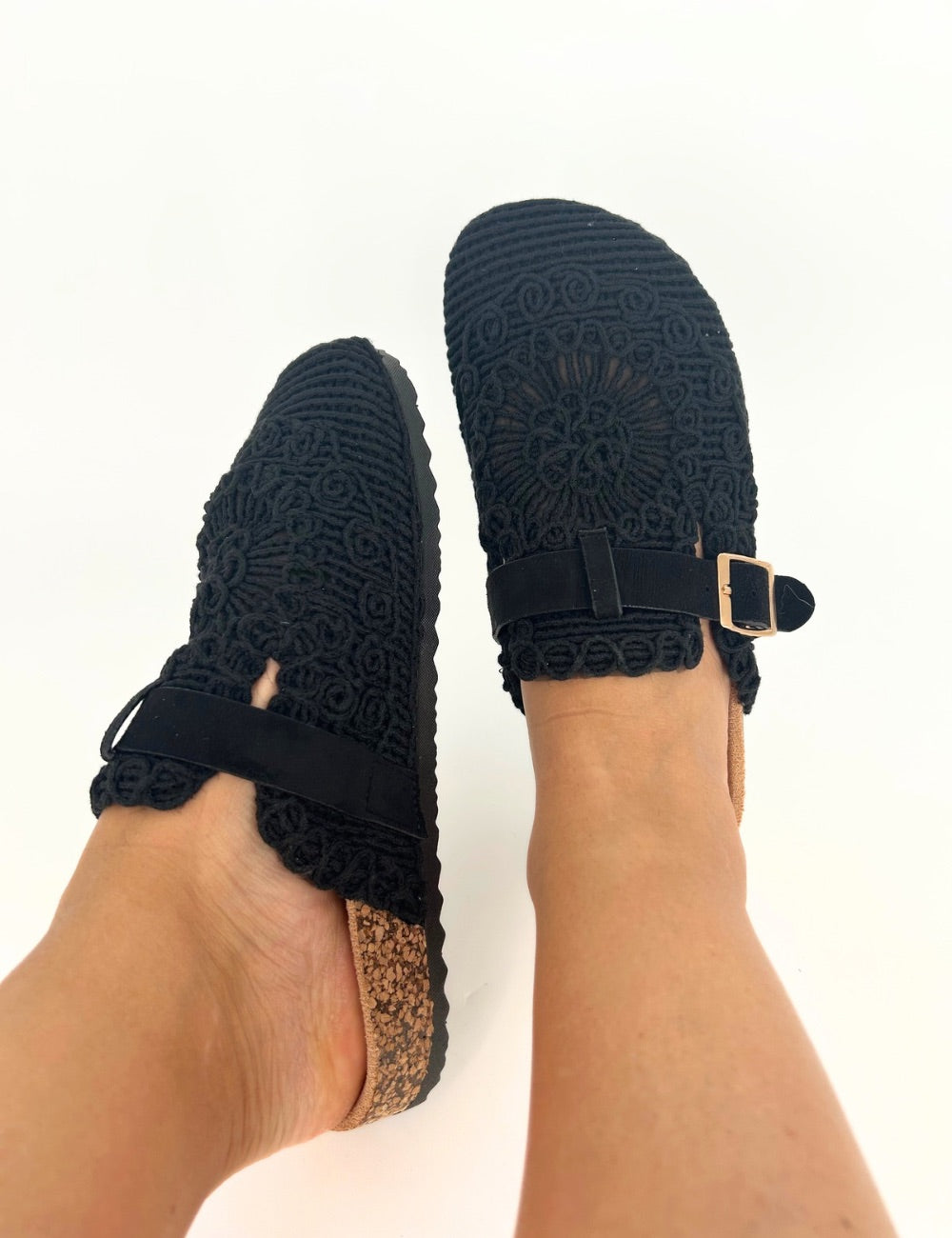 Sandalo sabot macrame’ Apulia