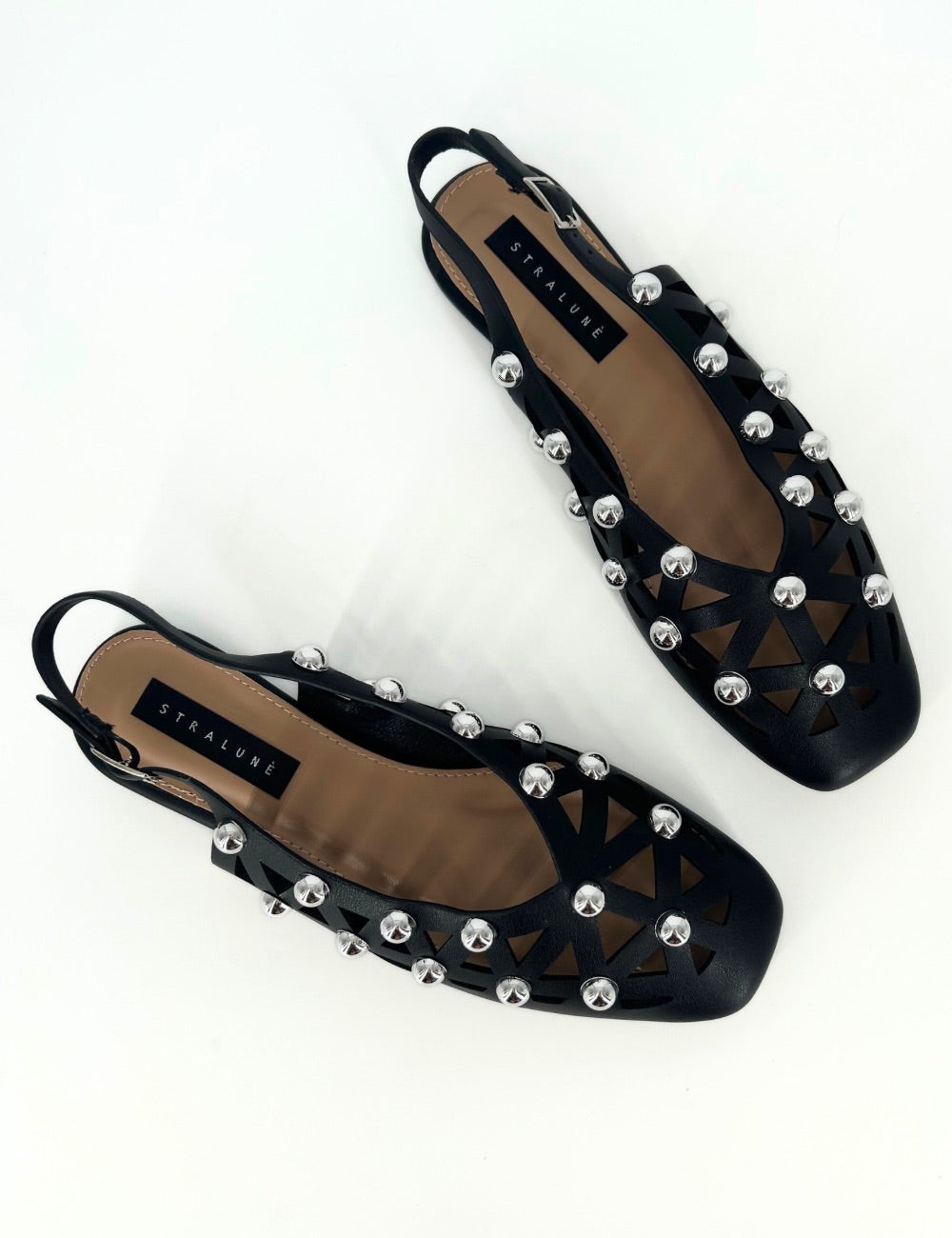 Slingback borchie Jacqueline
