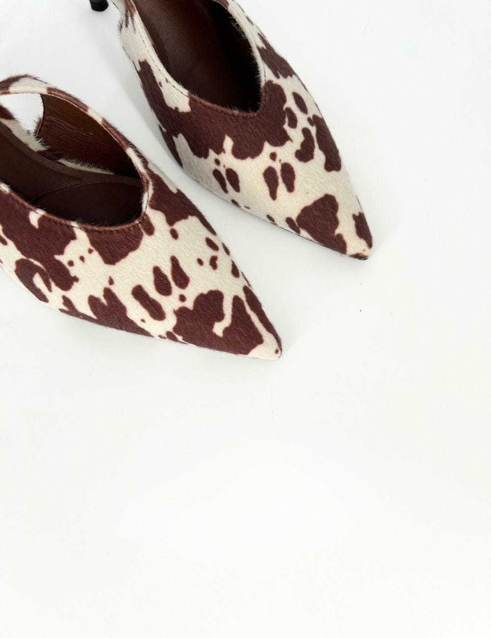 Slingback cow tacco Vivienne