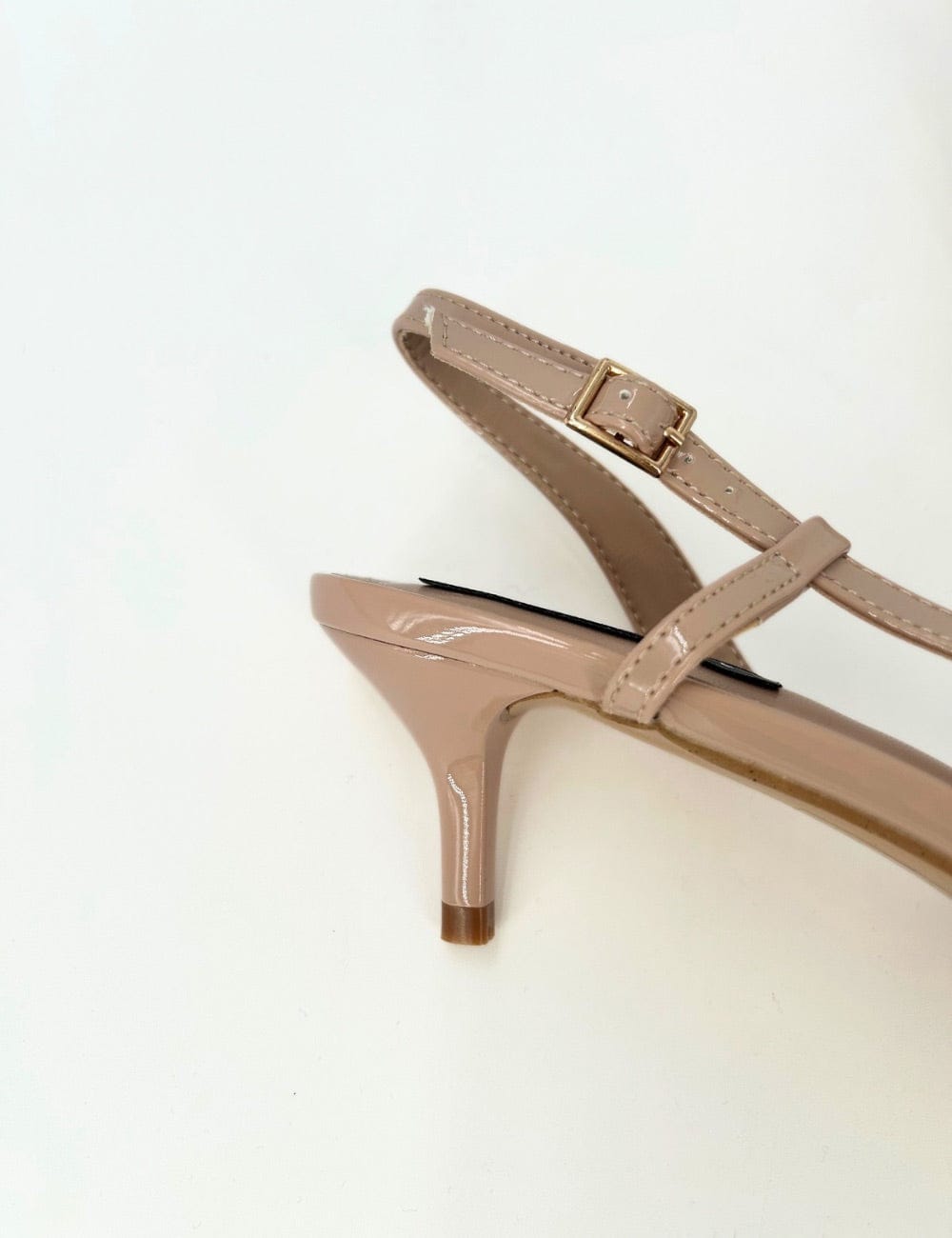 Slingback vernice tacco Clara