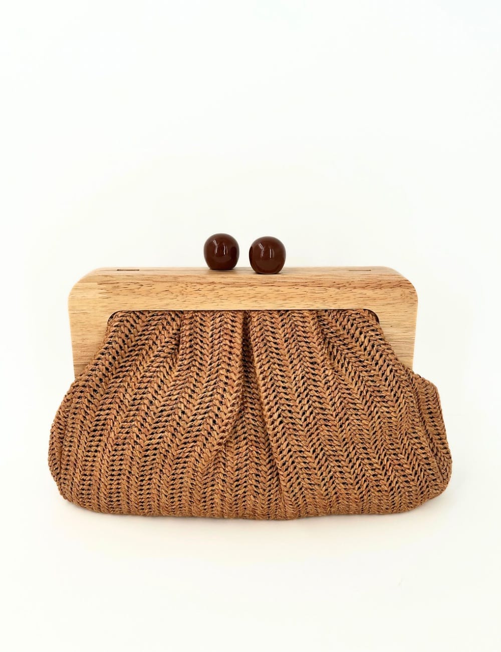 Maxi pochette rafia