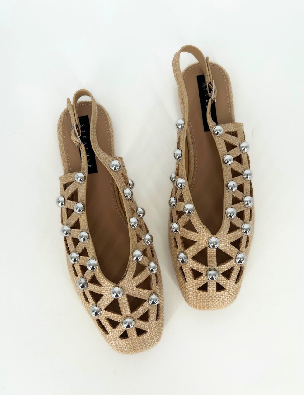Slingback borchie Jacqueline