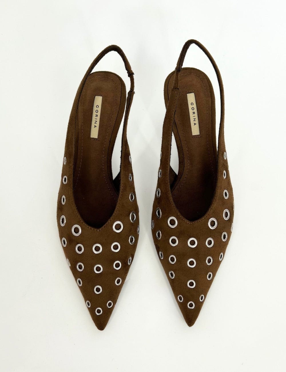 Slingback borchie tacco Juliette
