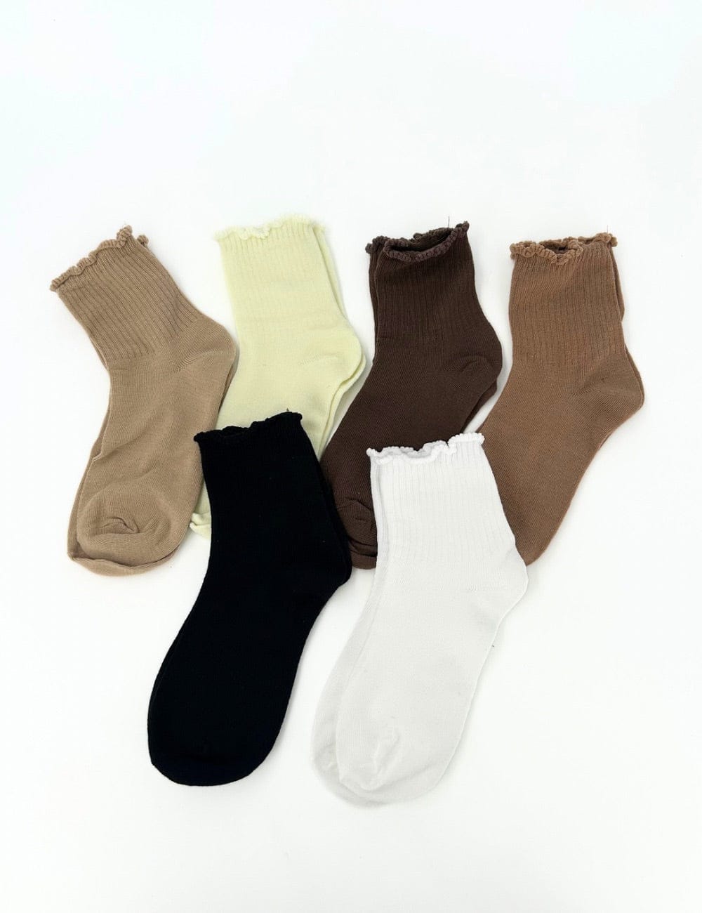 Calzini basic arricciati