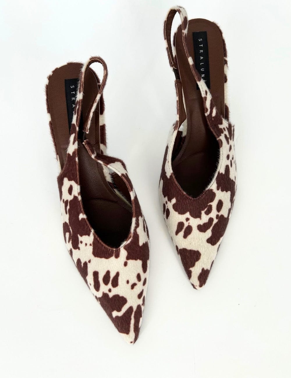 Slingback cow tacco Vivienne