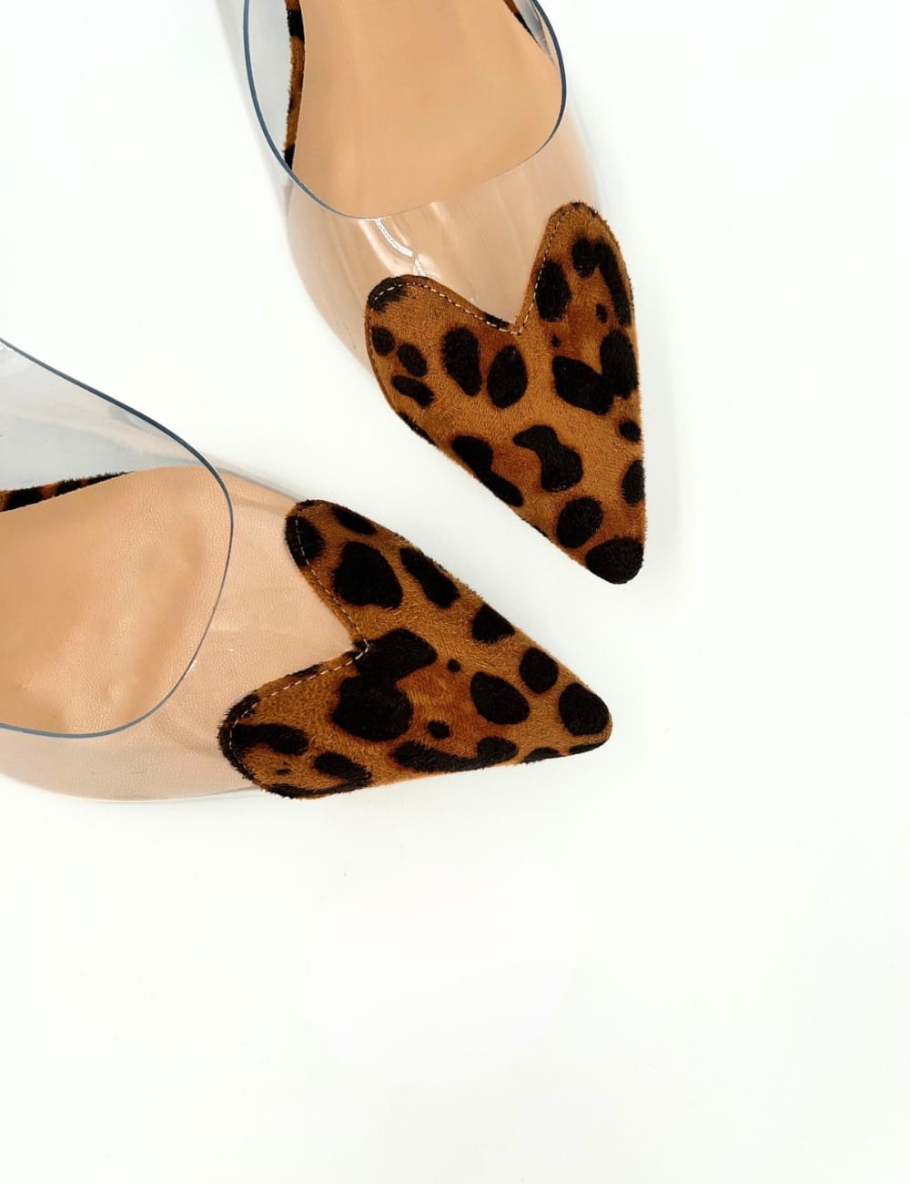 Slingback animalier tacco Love
