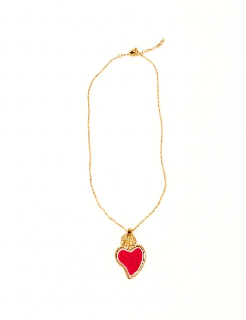 Collana pendente cuore sacro