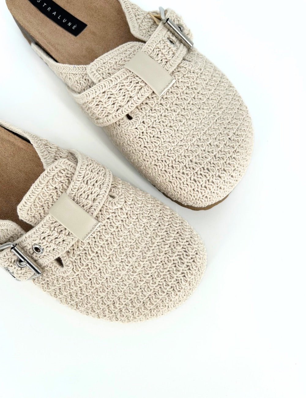 Sandalo sabot macrame’ uncinetto