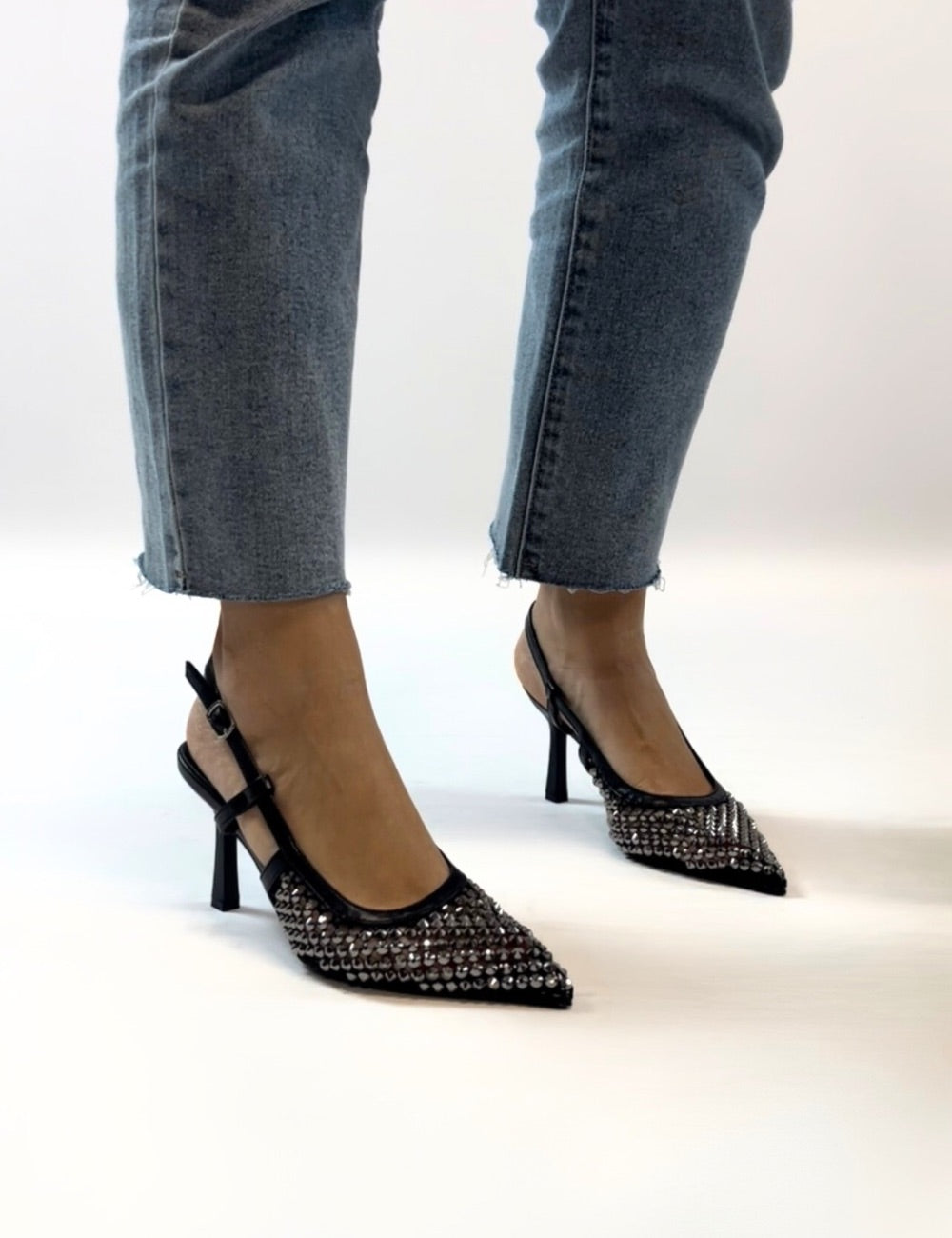 Slingback strass Superstar