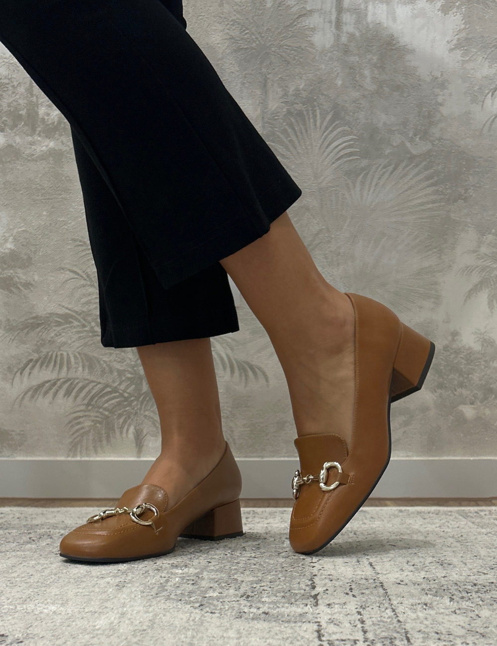 Mocassino con fibbia Fabiola