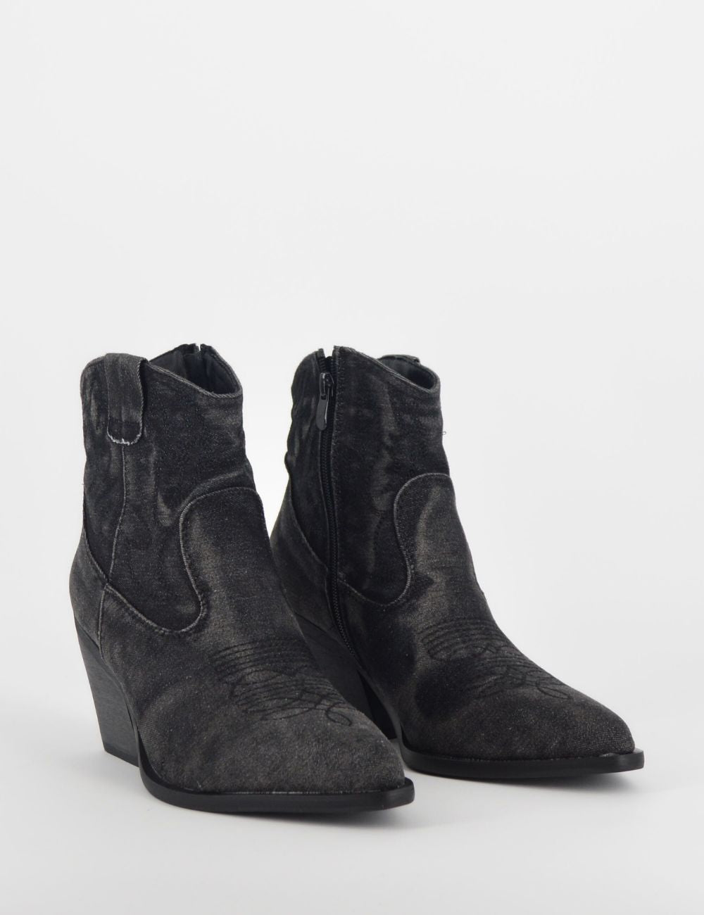 Stivaletto texano denim Alexis