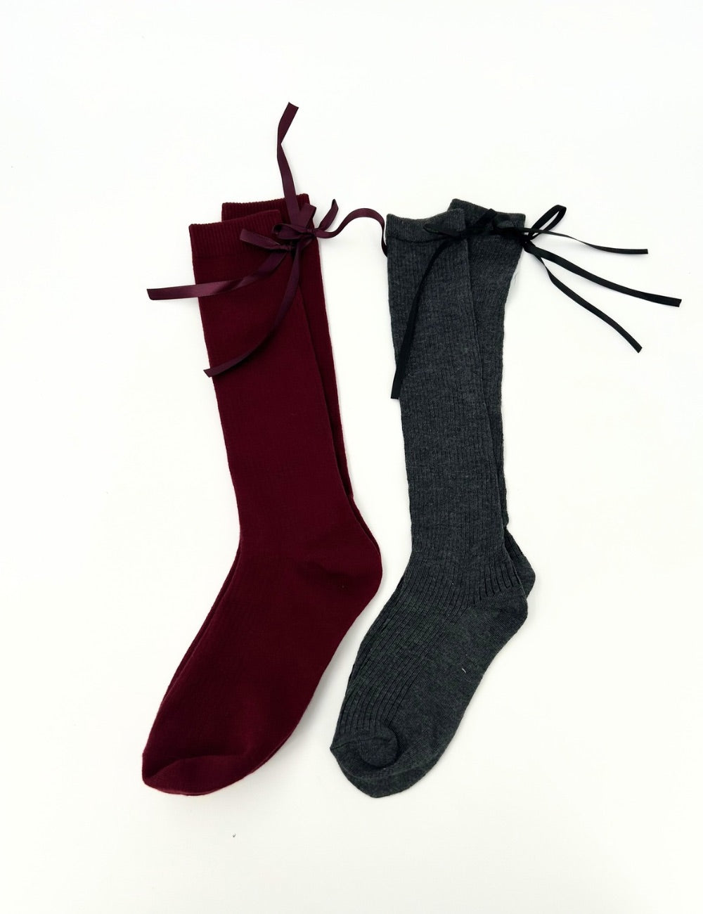 Calzini con fiocchetto