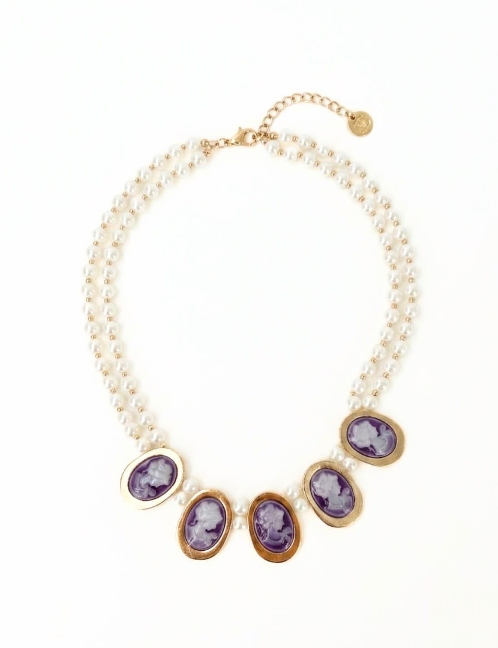 Collana multi cammeo