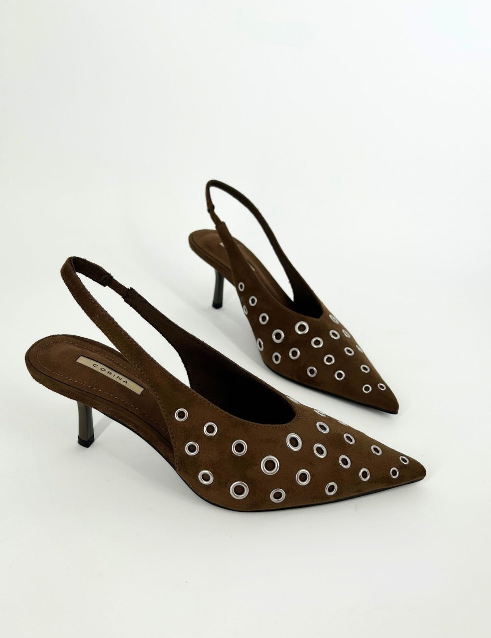 Slingback borchie Juliette