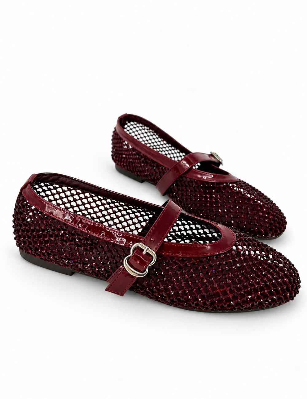 Ballerina strass vernice Cherry V.