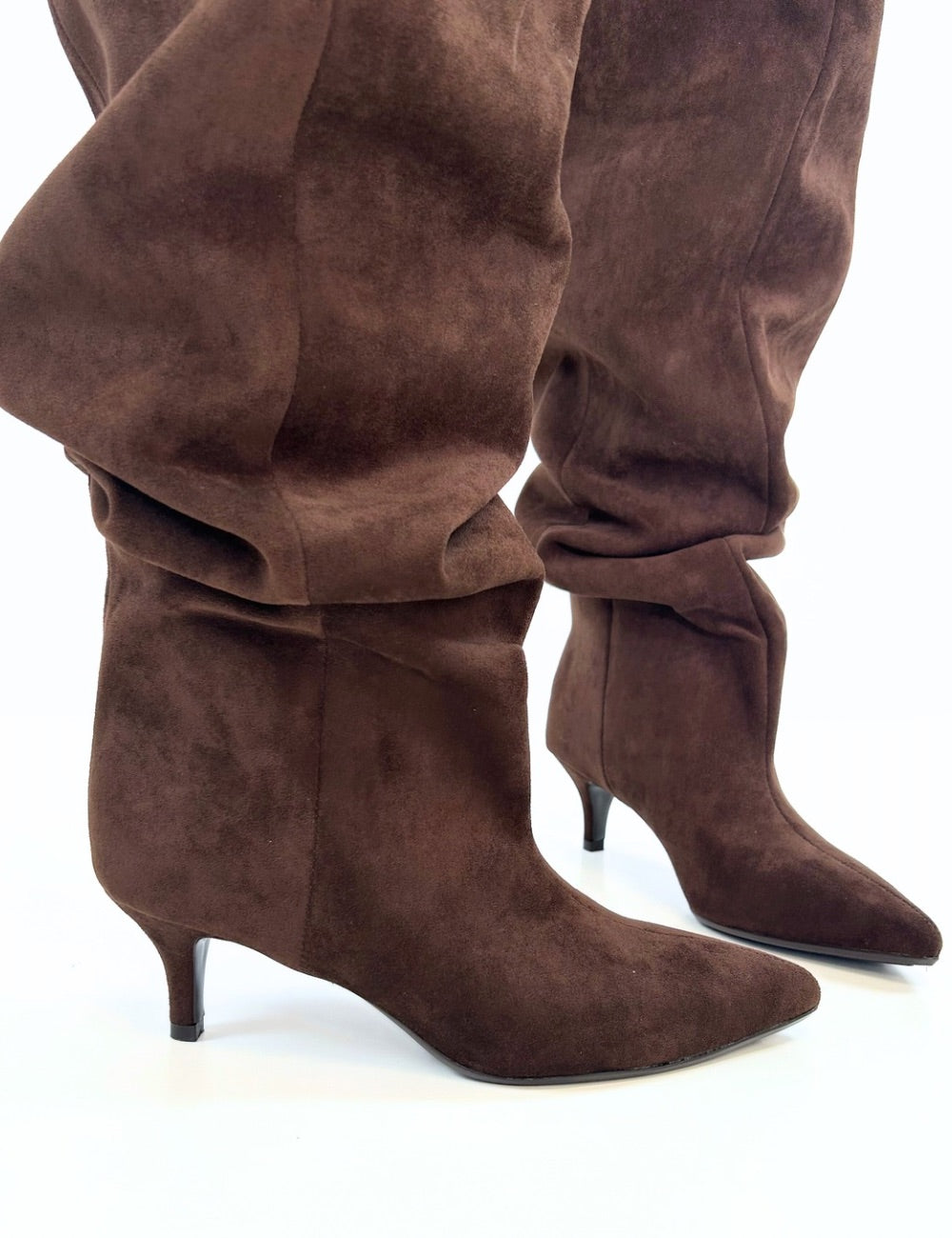 Stivale scamosciato al ginocchio Melany