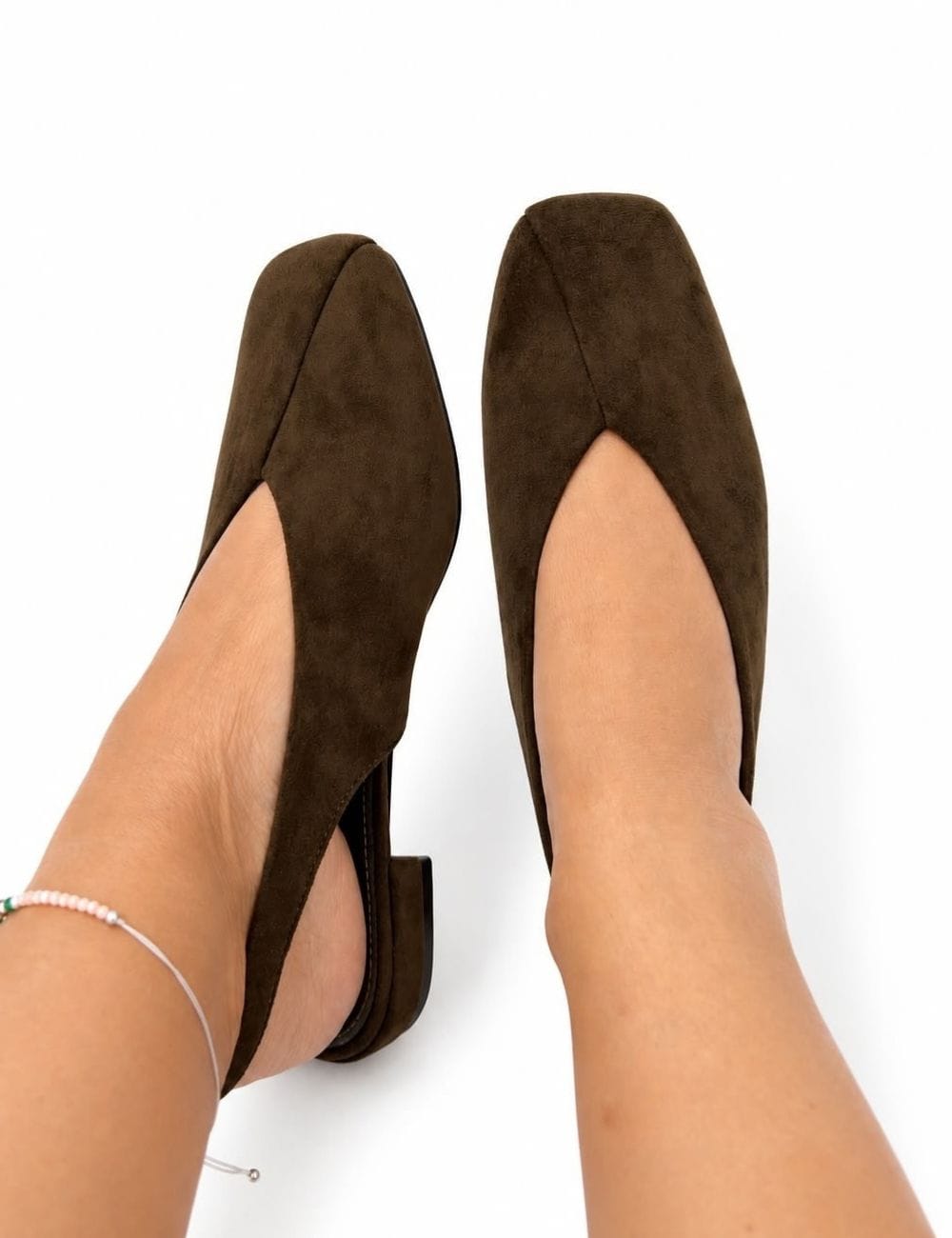 Slingback scamosciata Tess