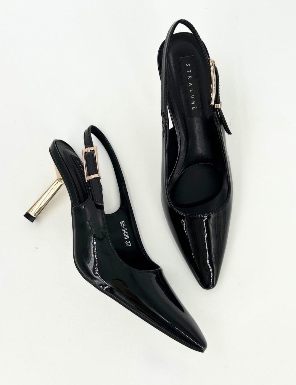 Slingback vernice tacco Amelie