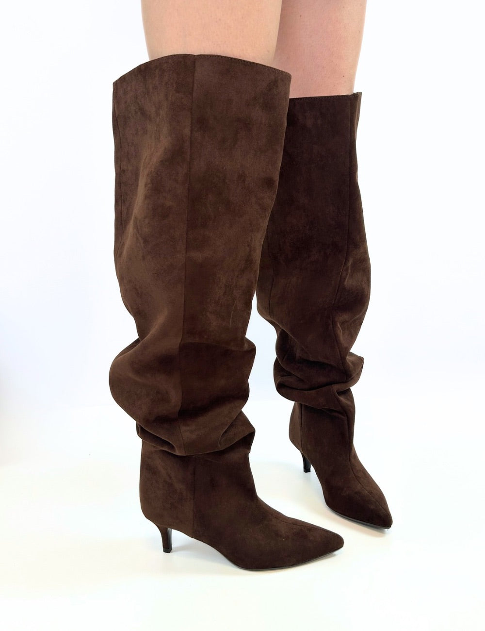 Stivale scamosciato al ginocchio Melany