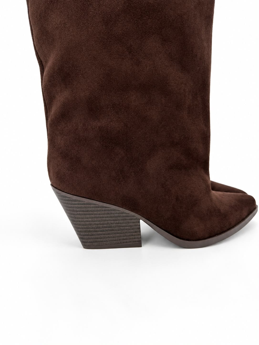 Stivale texano scamosciato Sienna