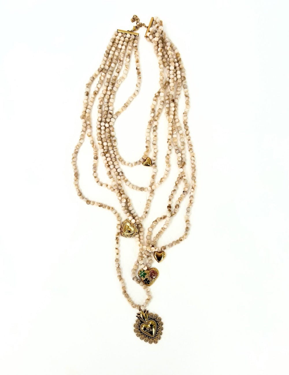 Collana multi cuore sacro