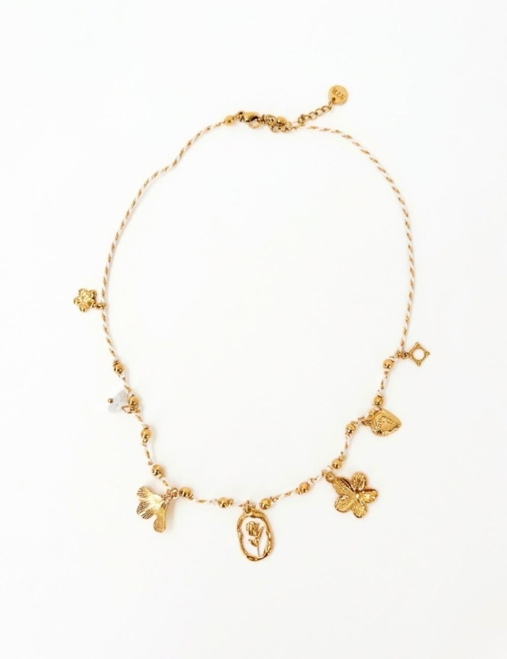 Collana white Flower