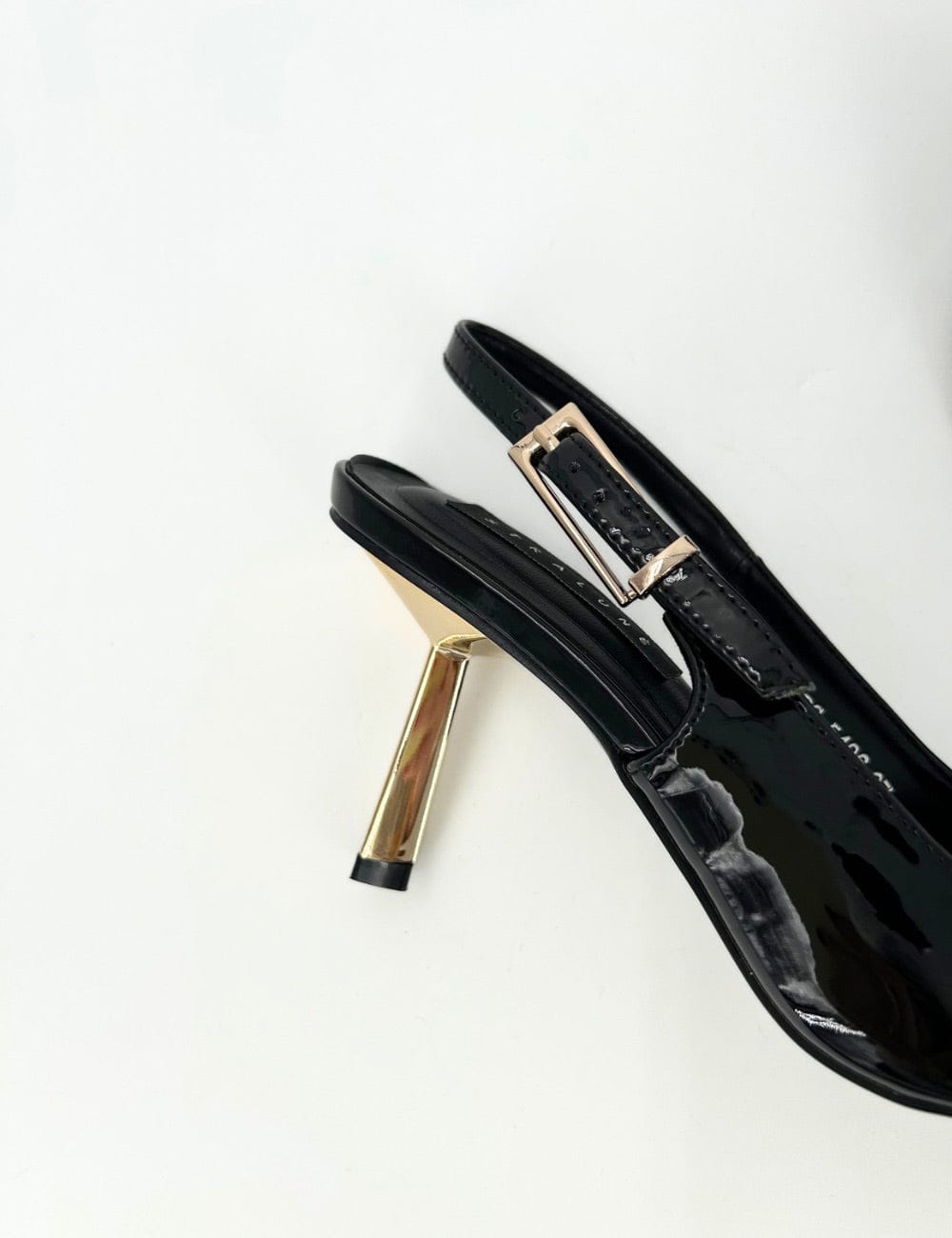Slingback vernice tacco Amelie