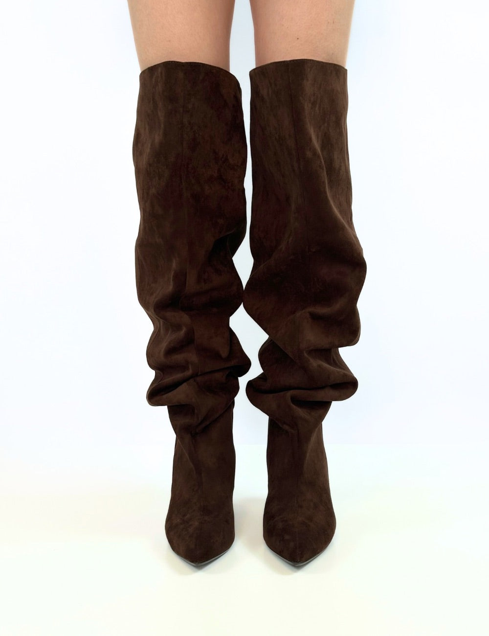 Stivale scamosciato al ginocchio Melany