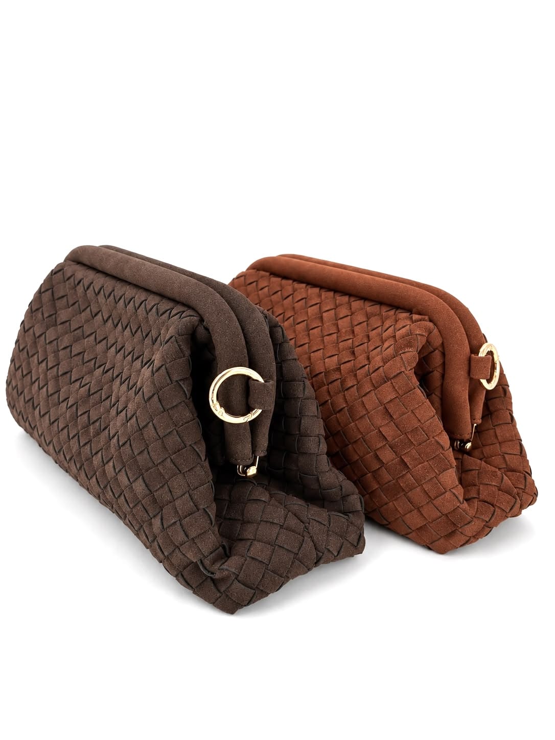 Clutch intrecciata Monia