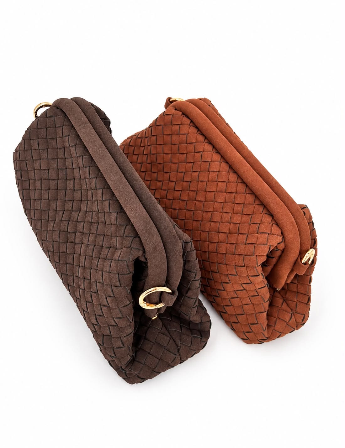 Clutch intrecciata Monia