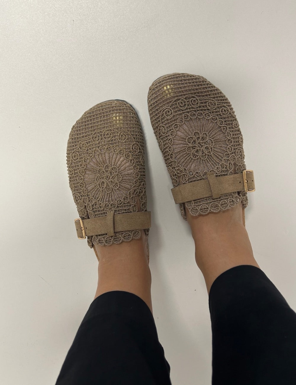 Sandalo sabot macrame’ Apulia