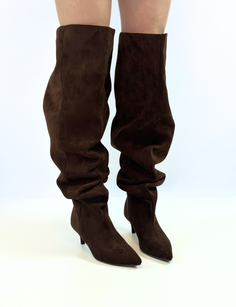 Stivale scamosciato al ginocchio Melany